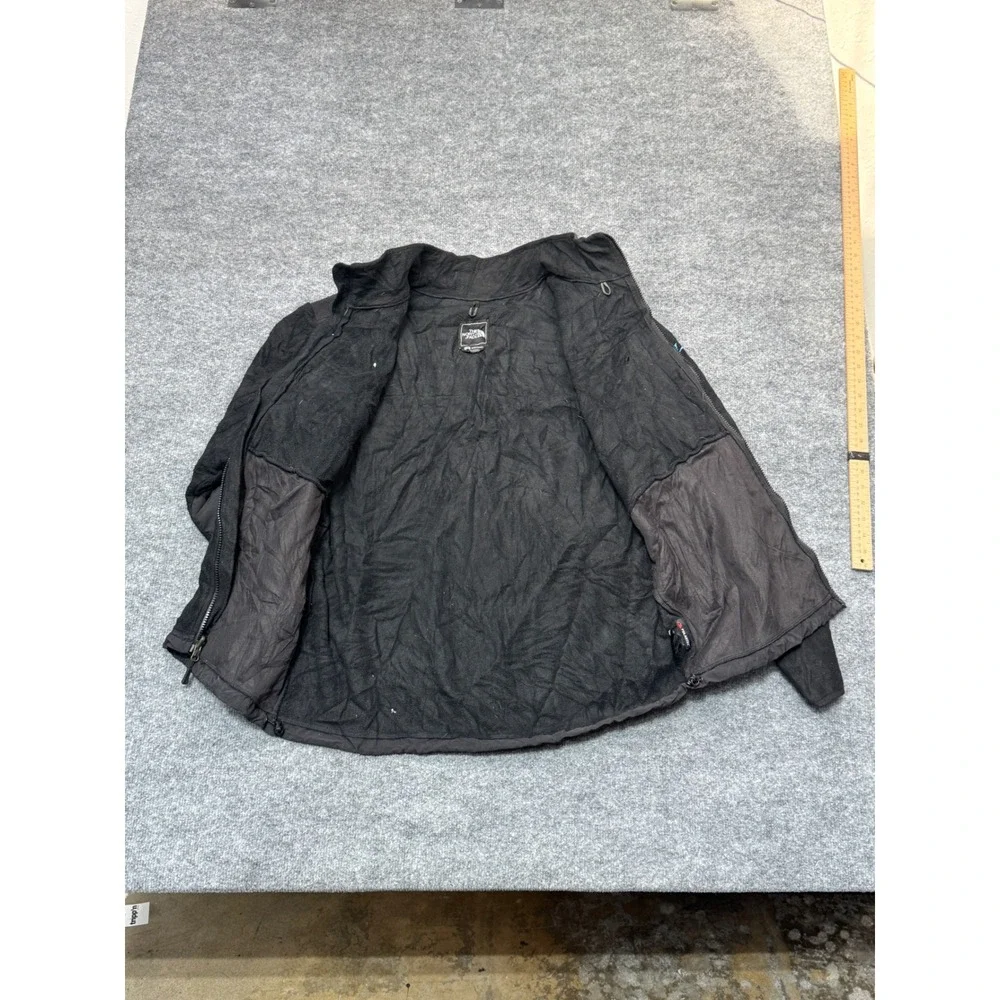 The North Face Denali Polartec Fleece Jacket Mens Large Black Full Zip Outdoor‎